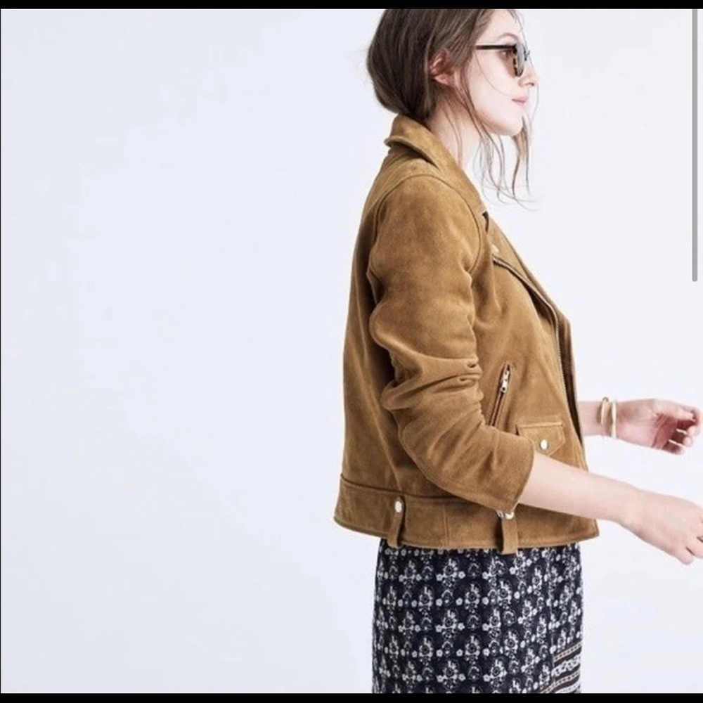 COPY - NWOT Madewell Suede Moto Jacket